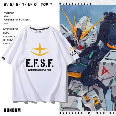 アニメシーン/キャラクター柄 プリント Tシャツ 男女兼用 機動戦士ガンダム風 ハローキティ風 ｔシャツ 半袖 長袖 パーカー アムロ・レイ シャア・アズナブル ブライト・ノア サイクロプス隊 コスプレ衣装　コスチューム　グッズ