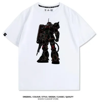 アニメシーン/キャラクター柄 プリント Tシャツ 男女兼用 機動戦士ガンダム風 ハローキティ風 ｔシャツ 半袖 長袖 パーカー アムロ・レイ シャア・アズナブル ブライト・ノア サイクロプス隊 コスプレ衣装　コスチューム　グッズ