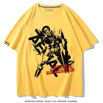 アニメシーン/キャラクター柄 プリント Tシャツ 男女兼用 機動戦士ガンダム風 ハローキティ風 ｔシャツ 半袖 長袖 パーカー アムロ・レイ シャア・アズナブル ブライト・ノア サイクロプス隊 コスプレ衣装　コスチューム　グッズ