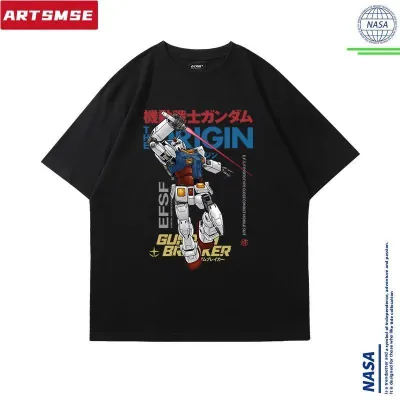 アニメシーン/キャラクター柄 プリント Tシャツ 男女兼用 機動戦士ガンダム風 ハローキティ風 ｔシャツ 半袖 長袖 パーカー アムロ・レイ シャア・アズナブル ブライト・ノア サイクロプス隊 コスプレ衣装　コスチューム　グッズ