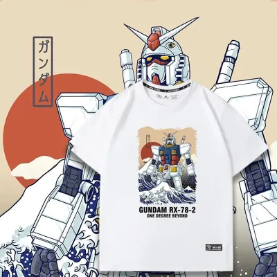 アニメシーン/キャラクター柄 プリント Tシャツ 男女兼用 機動戦士ガンダム風 ハローキティ風 ｔシャツ 半袖 長袖 パーカー アムロ・レイ シャア・アズナブル ブライト・ノア サイクロプス隊 コスプレ衣装　コスチューム　グッズ