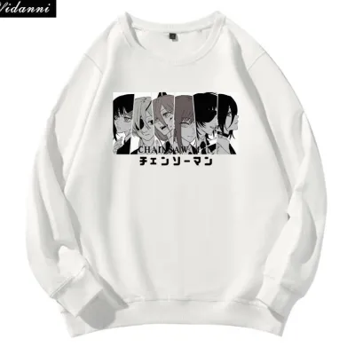 アニメシーン/キャラクター柄 プリント Tシャツ 男女兼用 チェンソーマン風 ｔシャツ 半袖 長袖 パーカー デンジ ポチタ マキマ アキ パワー コスプレ衣装　コスチューム　グッズ