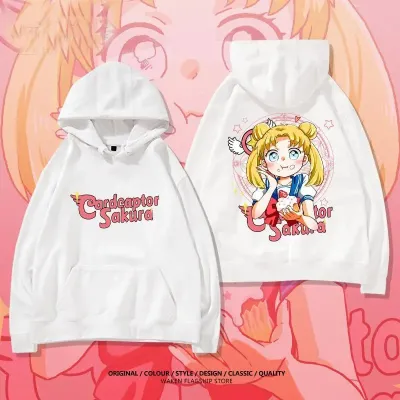 アニメシーン/キャラクター柄 プリント パーカー 男女兼用 美少女戦士セーラームーン風 ｔシャツ 半袖 長袖 パーカー 月野うさぎ / セーラームーン セーラーマーキュリー（水野亜美） コスプレ衣装　コスチューム　グッズ