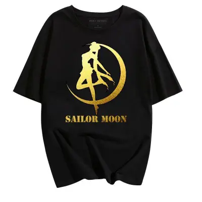 アニメシーン/キャラクター柄 プリント Tシャツ 男女兼用 美少女戦士セーラームーン風 ｔシャツ 半袖 長袖 パーカー 月野うさぎ / セーラームーン セーラーマーキュリー（水野亜美） コスプレ衣装　コスチューム　グッズ