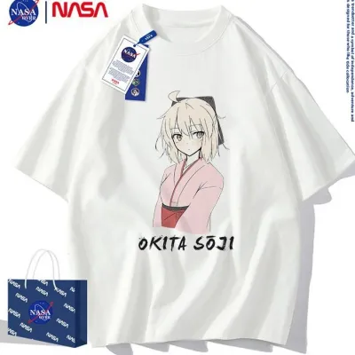 アニメシーン/キャラクター柄 プリント Tシャツ 男女兼用 Fate/stay night フェイト／ステイナイト風 ｔシャツ 半袖 長袖 パーカー セイバー 衛宮士郎 遠坂凛 間桐 桜 アーチャー ランサー コスプレ衣装　コスチューム