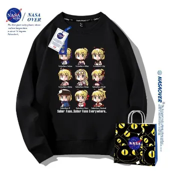 アニメシーン/キャラクター柄 プリント Tシャツ 男女兼用 Fate/stay night フェイト／ステイナイト風 ｔシャツ 半袖 長袖 パーカー セイバー 衛宮士郎 遠坂凛 間桐 桜 アーチャー ランサー コスプレ衣装　コスチューム