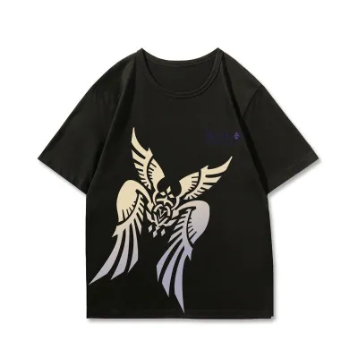 アニメシーン/キャラクター柄 プリント Tシャツ 男女兼用 Fate/stay night フェイト／ステイナイト風 ｔシャツ 半袖 長袖 パーカー セイバー 衛宮士郎 遠坂凛 間桐 桜 アーチャー ランサー コスプレ衣装　コスチューム