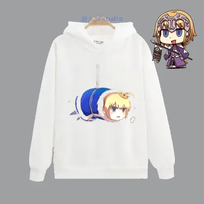 アニメシーン/キャラクター柄 プリント Tシャツ 男女兼用 Fate/stay night フェイト／ステイナイト風 ｔシャツ 半袖 長袖 パーカー セイバー 衛宮士郎 遠坂凛 間桐 桜 アーチャー ランサー コスプレ衣装　コスチューム