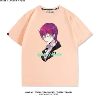 アニメシーン/キャラクター柄 プリント Tシャツ 男女兼用 ハンター×ハンター風 ｔシャツ 半袖 長袖 パーカー ゴン キルア クラピカ レオリオ ヒソカ コスプレ衣装　コスチューム　グッズ