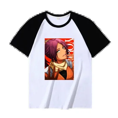 アニメシーン/キャラクター柄 プリント Tシャツ 男女兼用 BLEACH ブリーチ風 ｔシャツ 半袖 長袖 パーカー 黒崎一護 井上織姫 朽木ルキア 阿散井恋次 松本乱菊 コスプレ衣装　コスチューム　グッズ