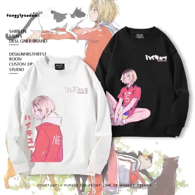 アニメシーン/キャラクター柄 プリント Tシャツ 男女兼用 ハイキュー!!風 ｔシャツ 半袖 長袖 パーカー 日向翔陽 影山飛雄 月島蛍 菅原孝支 西谷夕 山口忠 コスプレ衣装　コスチューム　グッズ