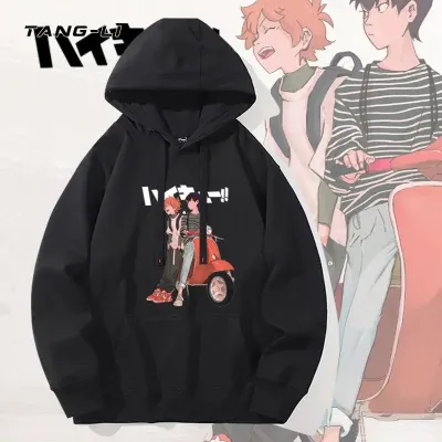 アニメシーン/キャラクター柄 プリント パーカー 男女兼用 ハイキュー!!風 ｔシャツ 半袖 長袖 パーカー 日向翔陽 影山飛雄 月島蛍 菅原孝支 西谷夕 山口忠 コスプレ衣装　コスチューム　グッズ