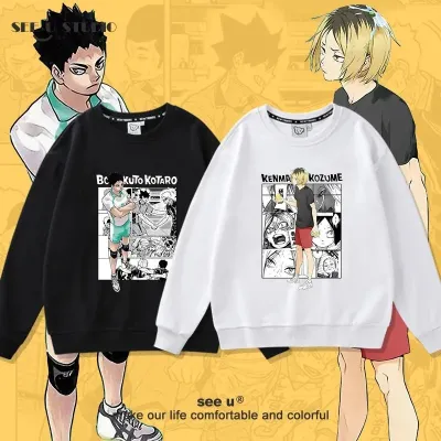 アニメシーン/キャラクター柄 プリント Tシャツ 男女兼用 ハイキュー!!風 ｔシャツ 半袖 長袖 パーカー 日向翔陽 影山飛雄 月島蛍 菅原孝支 西谷夕 山口忠 コスプレ衣装　コスチューム　グッズ