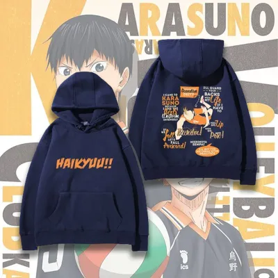 アニメシーン/キャラクター柄 プリント パーカー 男女兼用 ハイキュー!!風 ｔシャツ 半袖 長袖 パーカー 日向翔陽 影山飛雄 月島蛍 菅原孝支 西谷夕 山口忠 コスプレ衣装　コスチューム　グッズ