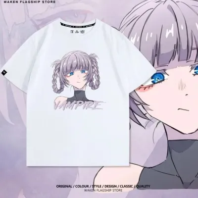 アニメシーン/キャラクター柄 プリント Tシャツ 男女兼用 よふかしのうた風 ｔシャツ 半袖 長袖 パーカー 柊森、五島ゆり、月岡夜空、仲間悟、星野ロイド コスプレ衣装　コスチューム　グッズ