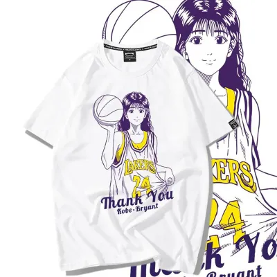 半袖  アニメシーン/キャラクター柄 プリント Tシャツ 男女兼用 SLAM DUNK スラムダンク風 ｔシャツ 半袖 湘北高校 桜木花道 コスプレ衣装　コスチューム　スラムダンク グッズ