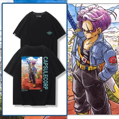 アニメシーン/キャラクター柄 プリント Tシャツ 男女兼用 Dragon Ball ドラゴンボール風 ｔシャツ 半袖 長袖 パーカー 孫悟空 ベジータ ブルマ ピッコロ クリリン トランクス チチ ヤムチャ ラディッツ フリーザ コスプ