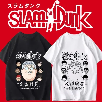 半袖  アニメシーン/キャラクター柄 プリント Tシャツ 男女兼用 SLAM DUNK スラムダンク風 ｔシャツ 半袖 湘北高校 桜木花道 コスプレ衣装　コスチューム　スラムダンク グッズ