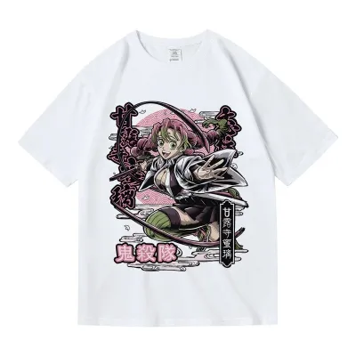 半袖  アニメシーン/キャラクター柄 プリント Tシャツ 男女兼用 鬼滅の刃風 ｔシャツ 長袖 パーカー 炭治郎 禰豆子 善逸 胡蝶しのぶ 玄弥 蟲柱 蜜璃 コスプレ衣装　コスチューム　グッズ